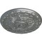 Ekena Millwork Amelia Ceiling Medallion (Fits Canopies up to 4 1/8"), Hand-Painted Platinum, 15 3/4"OD x 5/8"P CM16AMPLS - alternate 4